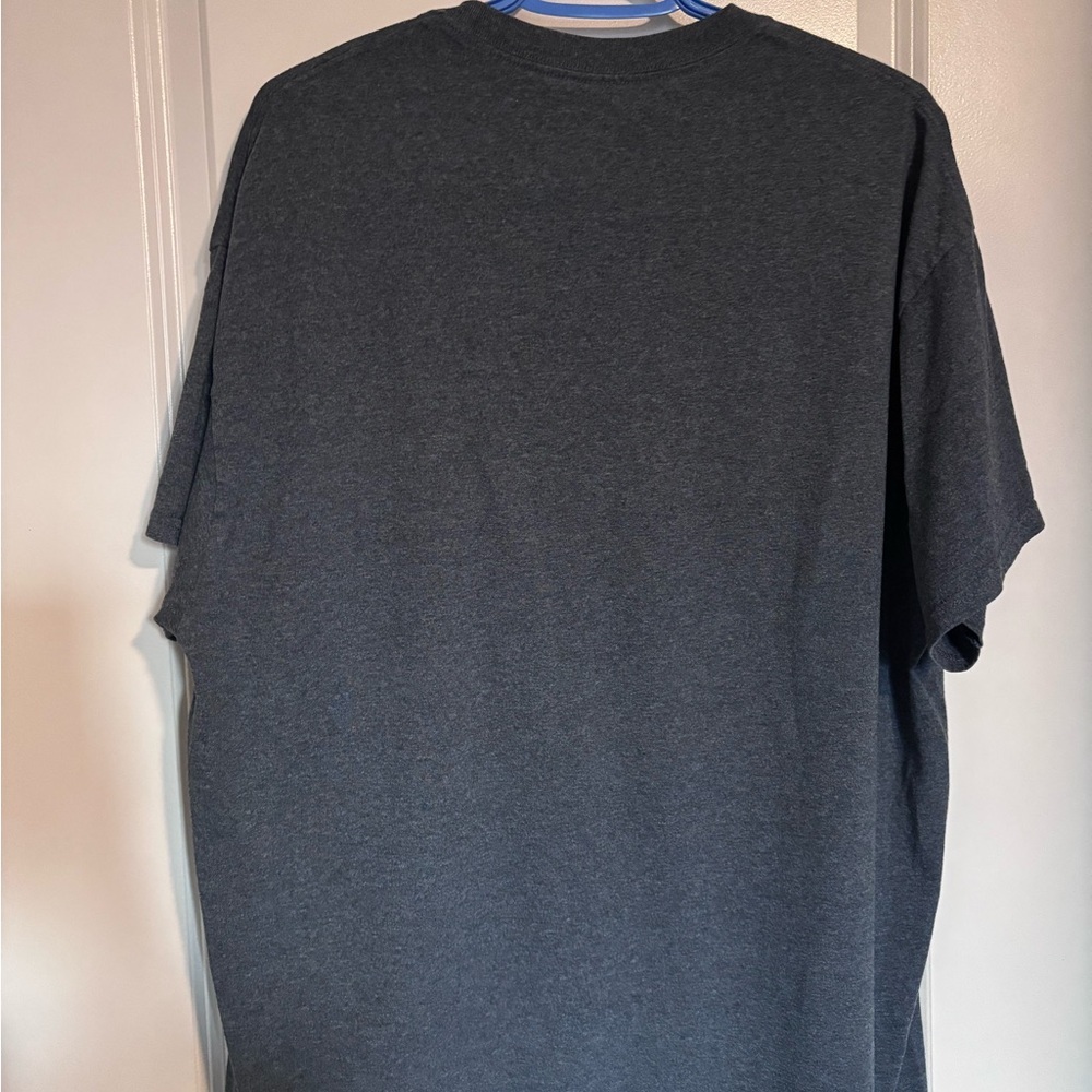Vintage Grey Clemson Graphic T-Shirt Soft Cotton Purple and Orange logo Tigers - Picture 3 of 3